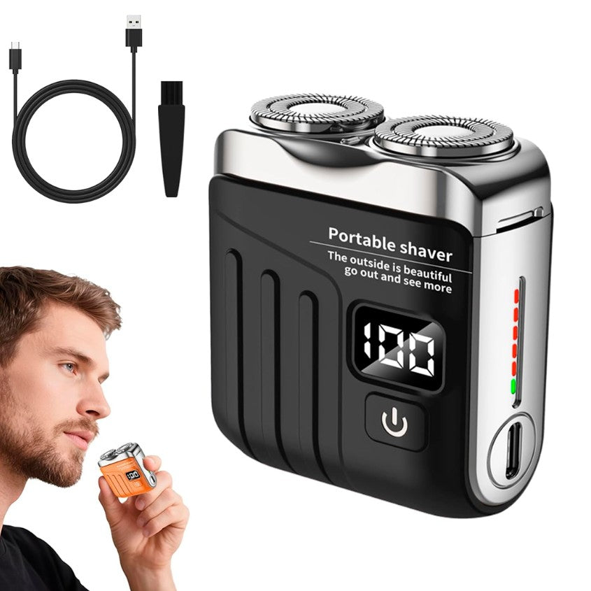 AFEITADORA ELÉCTRICA DE DOBLE CABEZAL