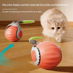 PELOTA INTELIGENTE CON COLA PARA GATO