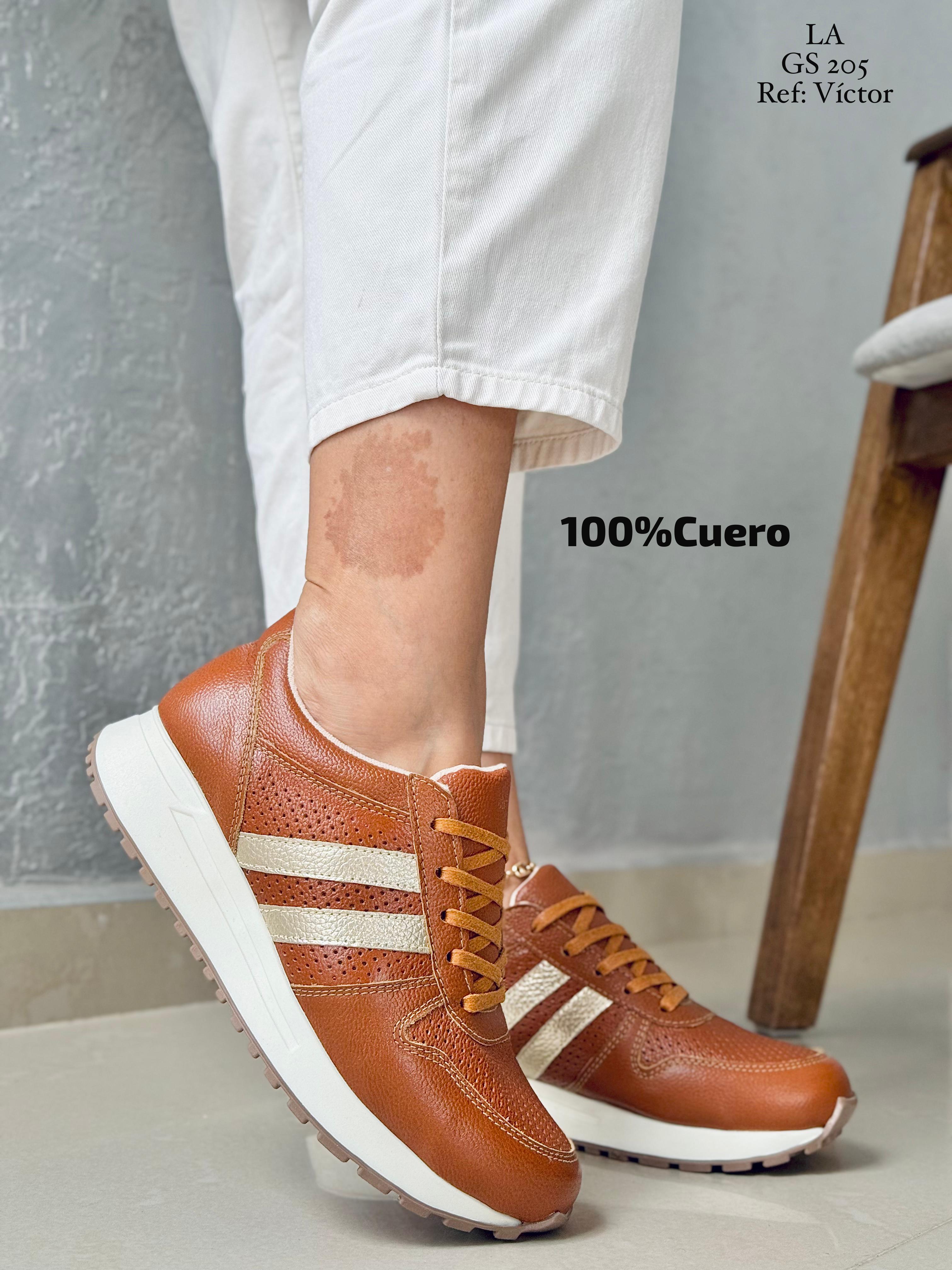 DEPORTIVO CUERO PARA DAMA