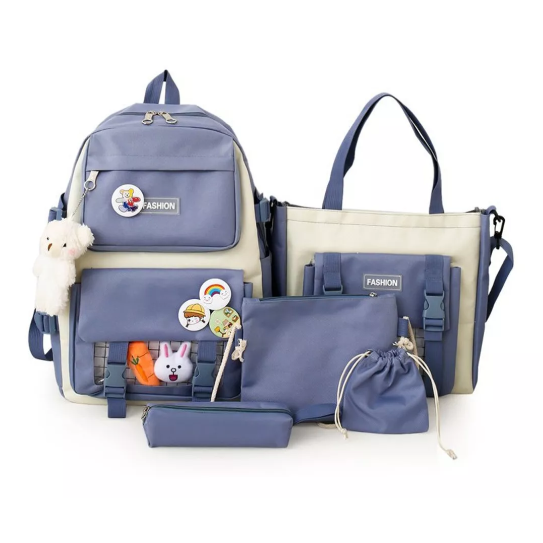 KIT DE BOLSOS KAWAII 5 PIEZAS