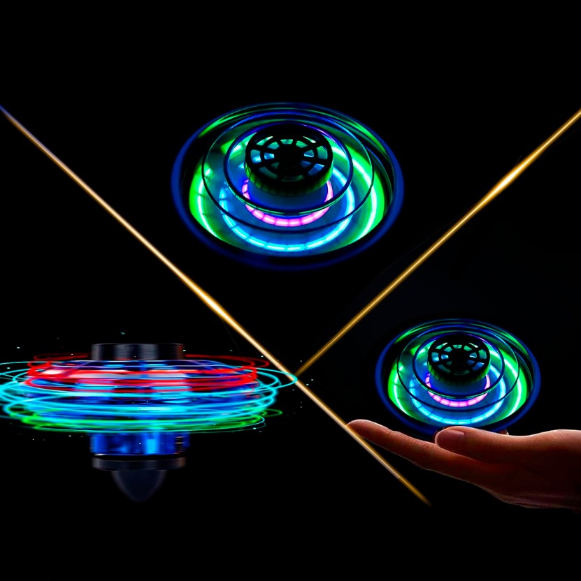 MINI OVNI SPINNER CON LUZ