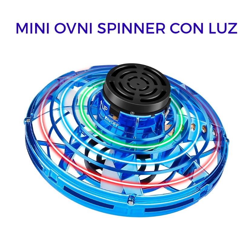 MINI OVNI SPINNER CON LUZ