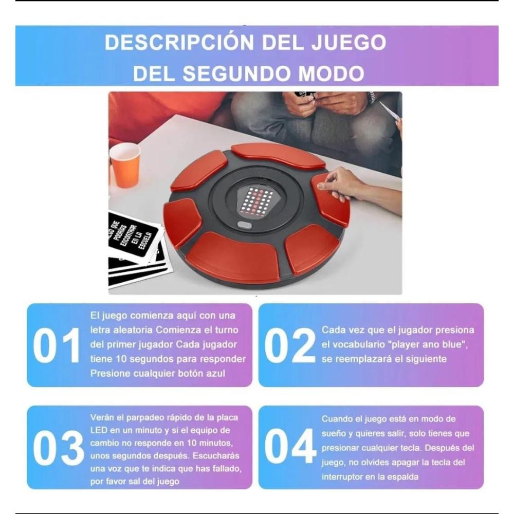 Juego De Mesa Basta Electronico 2.0